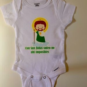 San judas baby onesies